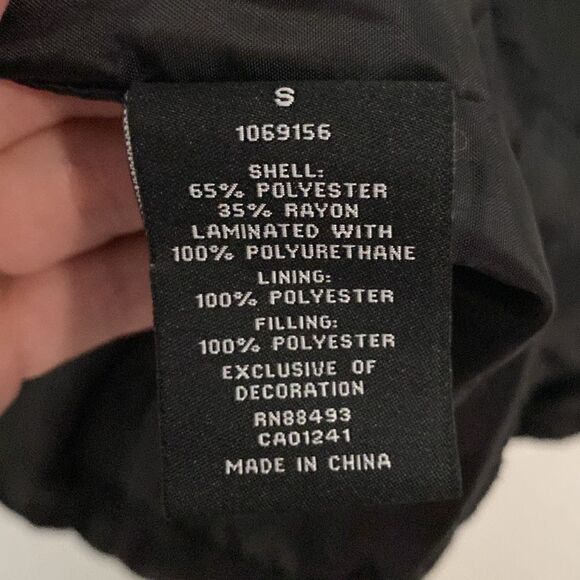 Be by blanc noir- black puffer vest- Size Small - Picture 6 of 7